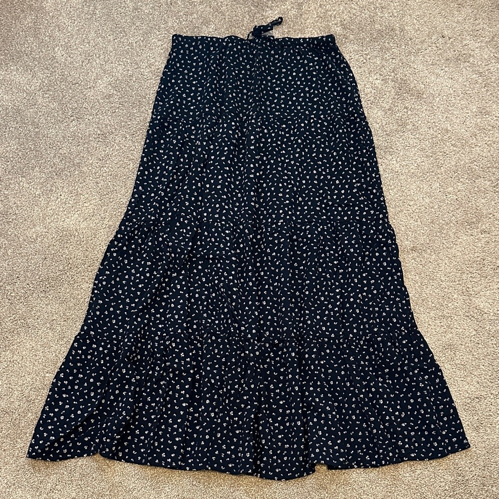 Brandy Melville Blue and White Skirt